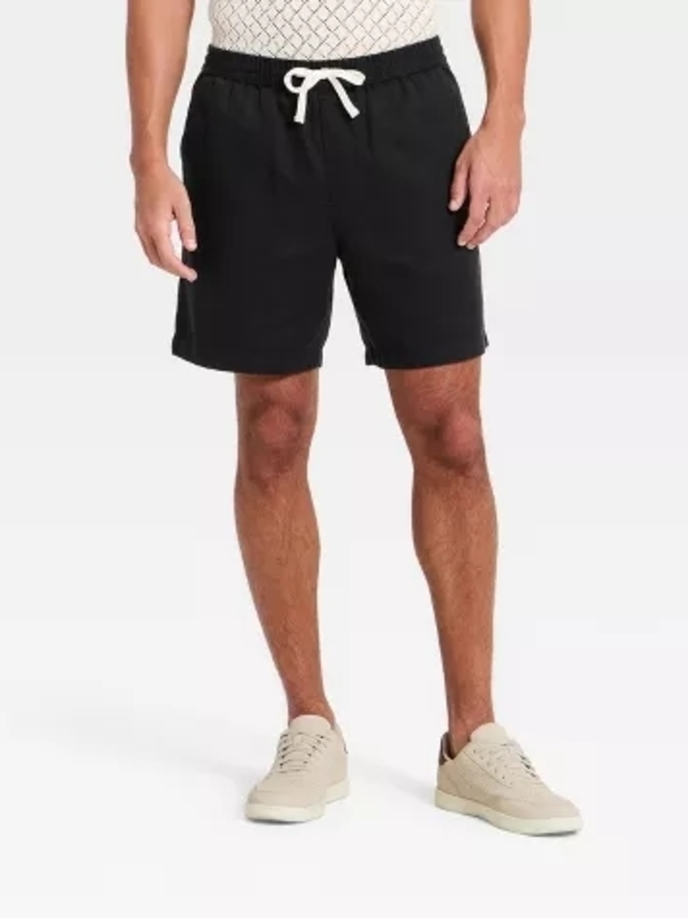 Target Black Pull-On Shorts with Drawstring